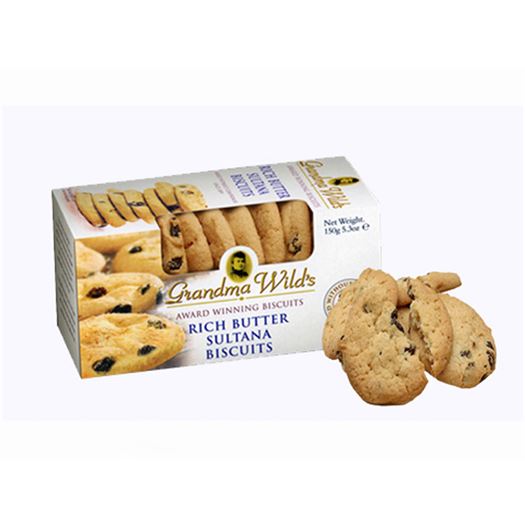 Galleta Butter Sultana 150g GRANDMA WILD´S - G0131 Galleta Butter Sultana 150g GRANDMA WILD´S - G0131
