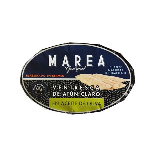 Ventresca de Atún Claro en Aceite de Oliva 112g Elaborado en Bermeo MAREA GOURMET - RI030_new
