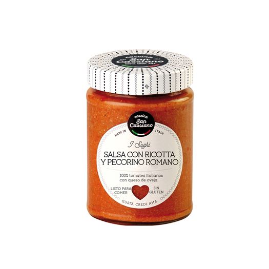 Salsa de Tomate y Quesos Ricotta y Pecorino Romano 290g CASCINA SAN CASSIANO - CSC6052