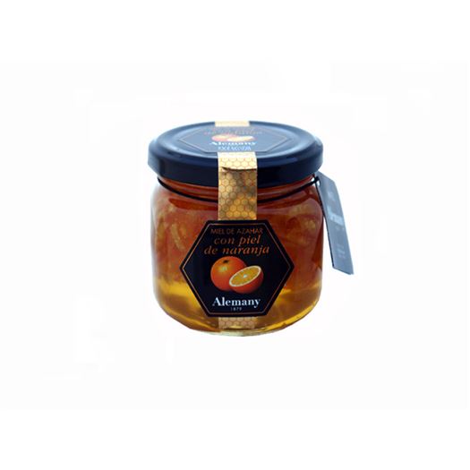 Miel de Naranjo con Piel de Naranja Confitada 250g ALEMANY - M6018 Miel de Naranjo con Piel de Naranja Confitada 250g ALEMANY - M6018