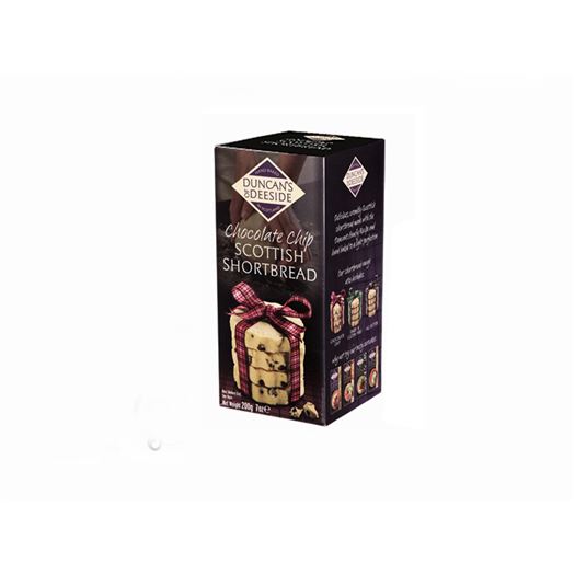 Chocolate Chip Scottish Shortbread 200g DUNCAN´S OF DEESIDE - D03 Chocolate Chip Scottish Shortbread 200g DUNCAN´S OF DEESIDE - D03